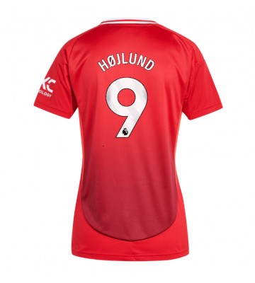 Manchester United Rasmus Hojlund #9 Hemmatröja Kvinnor 2024-25 Kortärmad